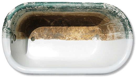 Виды повреждений эмали старой ванны перед ее восстановлением (виды оказываемых услуг)